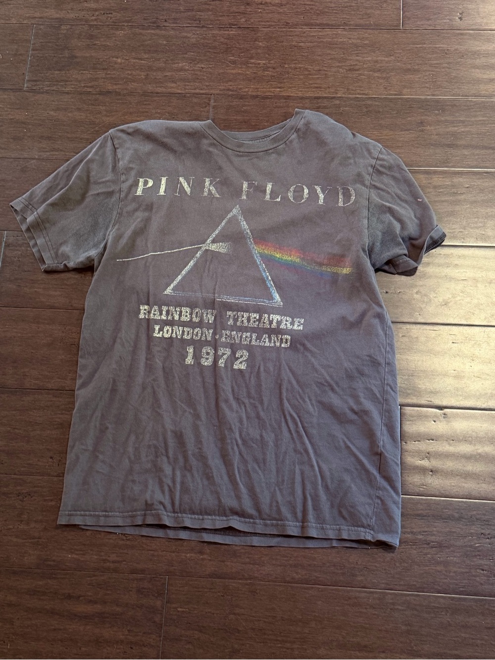 Pink Floyd Gray Short Sleeve T‑Shirt